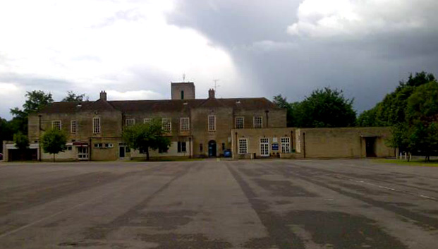 Another view of the Parade Square & Naafi & Airmen's Mess